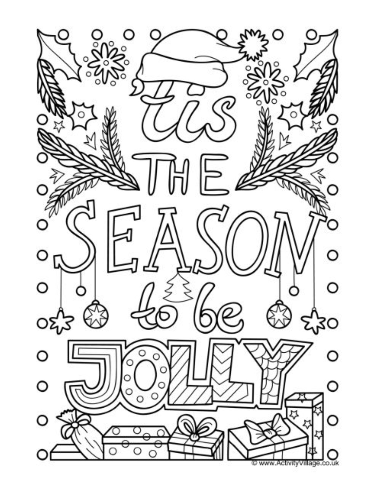 Christmas Coloring Pages | PINterest Inspiration